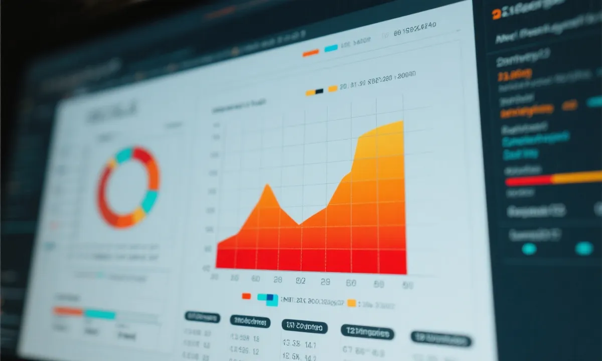 冷热分布与频次柱状图示意